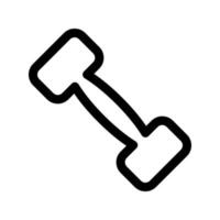 Dumbbell icon template vector