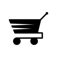 icono de carrito de compras vector