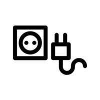 Illustration Vector Graphic of Plug In Icon