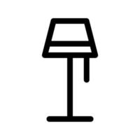 Illustration Vector Graphic of Stand Lamp Icon