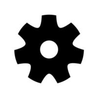 Gear icon template vector