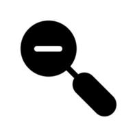 Magnifying icon template vector