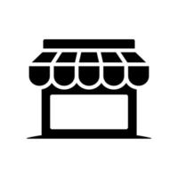 Shop icon template vector