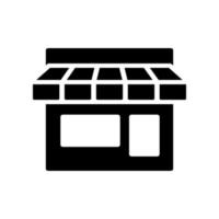 Shop icon template vector