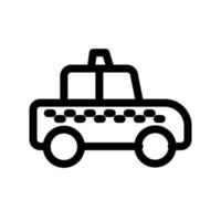 plantilla de icono de taxi vector