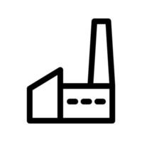 Factory icon template vector