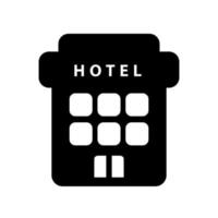 plantilla de icono de hotel vector