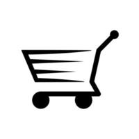 icono de carrito de compras vector