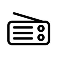 Radio icon template vector