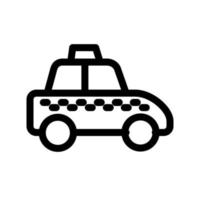 plantilla de icono de taxi vector