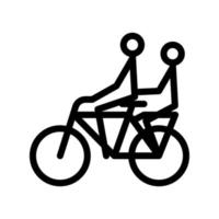 plantilla de icono de bicicleta vector