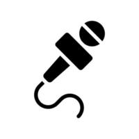 Microphone icon template vector