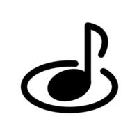 Music icon template vector