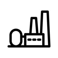 Factory icon template vector