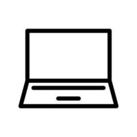 laptop icon template vector