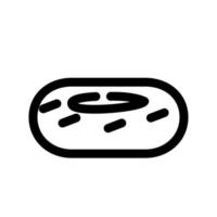 Donut icon template vector