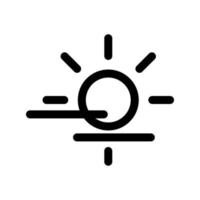 fog day icon vector