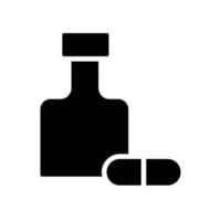 capsule jar icon vector