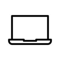 laptop icon template vector