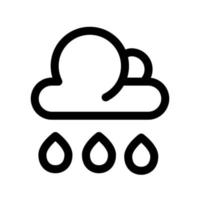 Illustration Vector Graphic of Rain Icon