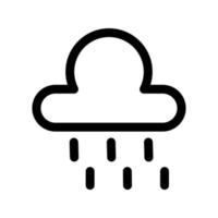 Illustration Vector Graphic of Rain Icon