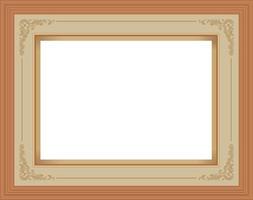 Picture Frame Isolate on White background ,Vector EPS10 illustration vector