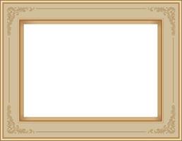 Picture Frame Isolate on White background ,Vector EPS10 illustration vector