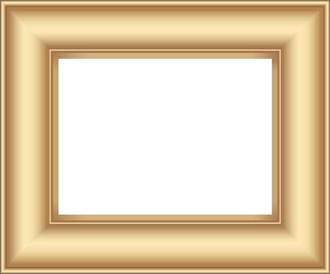 Picture Frame Isolate on White background ,Vector EPS10 illustration