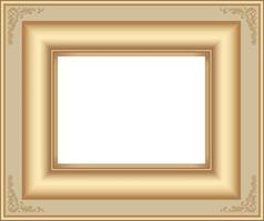 Picture Frame Isolate on White background ,Vector EPS10 illustration vector