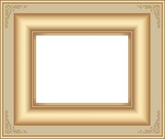 Picture Frame Isolate on White background ,Vector EPS10 illustration vector