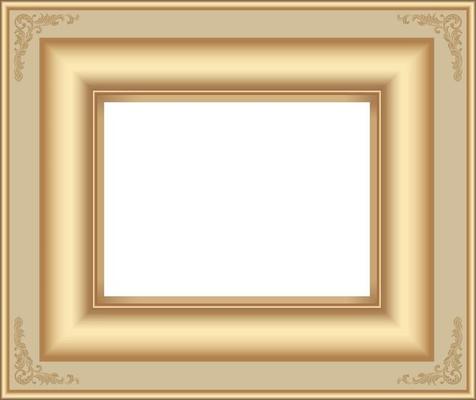 Picture Frame Isolate on White background ,Vector EPS10 illustration