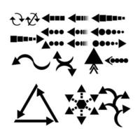 Arrows black set icons. Arrow icon. Arrow vector collection. Arrow. Cursor. Modern simple arrows. Vector illustration