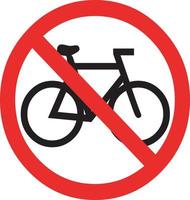 A simple vector of no cycling symbol