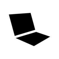 laptop icon template vector