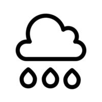 Illustration Vector Graphic of Rain Icon