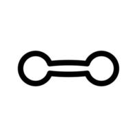Dumbbell icon template vector