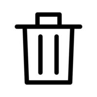 Recycle Bin icon vector