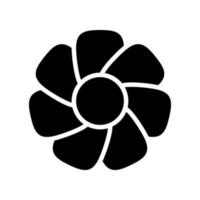 flower icon template vector