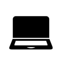 laptop icon template vector