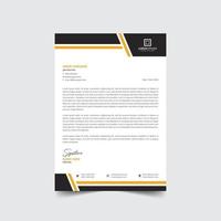 Modern business company letterhead design template Free Vector a4 size