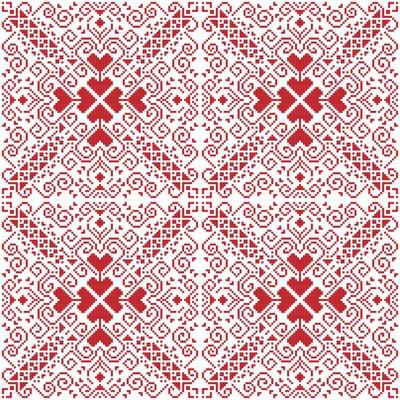 Seamless square ethnic pattern, Vector embroidery inspired design for fashion clothes, textile, fabric, decoration background.