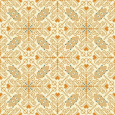 Seamless square ethnic pattern, Vector embroidery inspired design for fashion clothes, textile, fabric, decoration background.