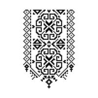 Vector neck ornamentals clothing design, Square shape pattern for fashion clothes, fabric, textile, decoration other.