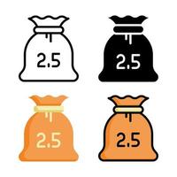 Zakat Icon Style Collection vector