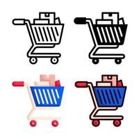 Shopping Cart Icon Style Collection