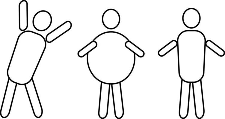 Stick Figure Silhouette Vector Art, Icons, and Graphics for Free Download