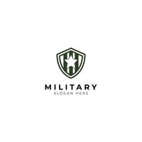 Army Military emblem badge logo template vector