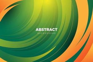 Abstract background with modern concept in fresh green color vector templates Premium Vector