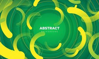 Abstract background with modern concept in fresh green color vector templates Premium Vector