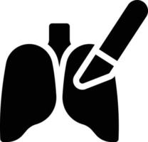 ilustración vectorial de pulmones en un fondo. símbolos de calidad premium. iconos vectoriales para concepto y diseño gráfico. vector